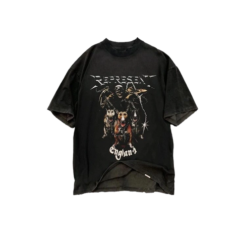 Represent Terrier Tension T-shirt Vintage Black