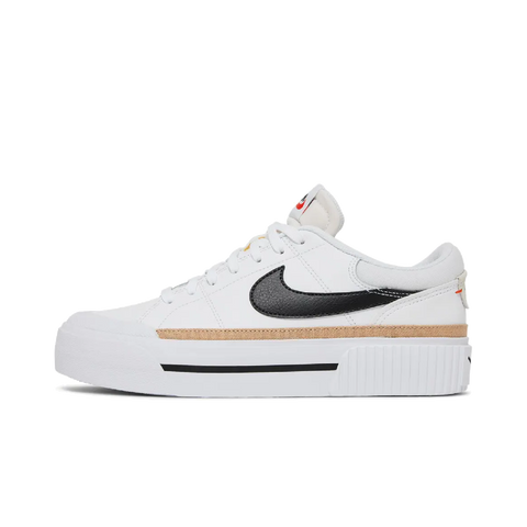Nike Court Legacy Lift White Black (Women's)