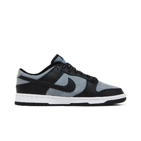Nike Dunk Low Black Cool Grey Volt Mini Swoosh