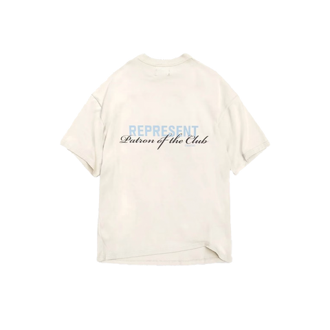 Represent Patron Of The Club T-Shirt Flat White