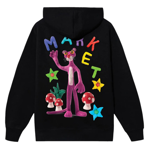 Market Studios Pink Panther Nostalgia Hoodie Black