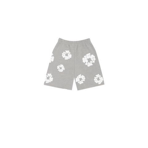Denim Tears The Cotton Wreath Shorts Grey/White