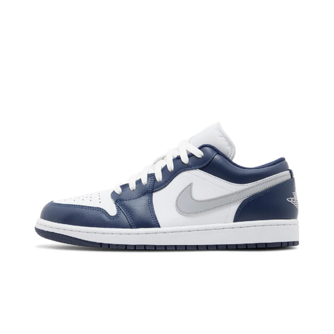 Jordan 1 Low Wolf Grey Midnight Navy