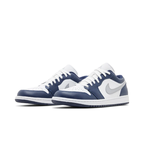 Jordan 1 Low Wolf Grey Midnight Navy