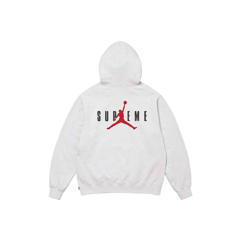 Supreme x Jordan Hooded Sweatshirt Ash Grey