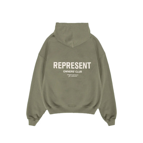 Represent Owner's Club Hoodie Olive