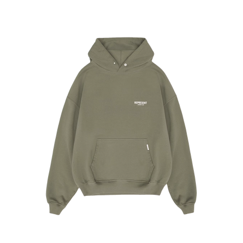 Represent Owner's Club Hoodie Olive