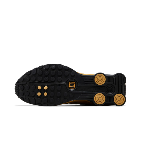 Nike Shox R4 Black Metallic Gold (Women's)