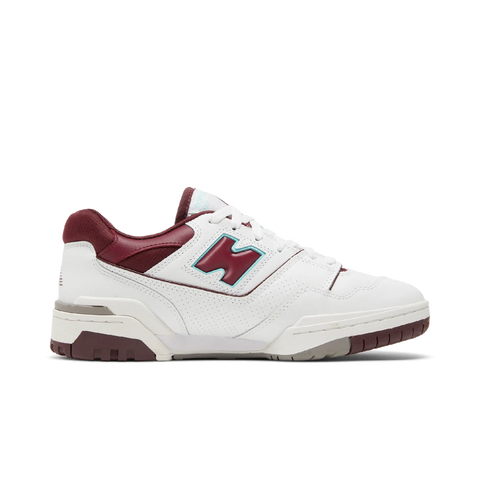 New Balance 550 Burgundy Cyan