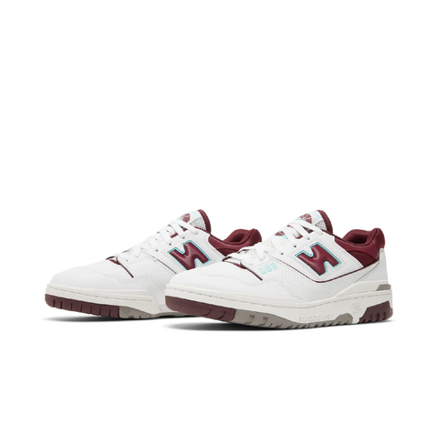 New Balance 550 Burgundy Cyan