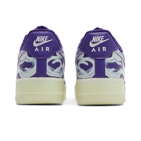 Nike Air Force 1 Low 07 QS Purple Skeleton Halloween