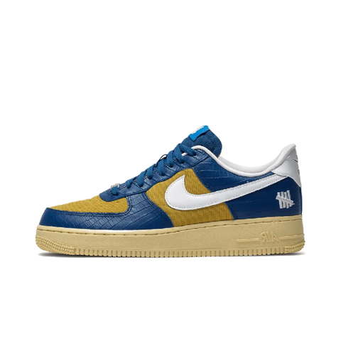 Nike Air Force 1 Low SP Undefeated 5 On It Blue Yellow Croc