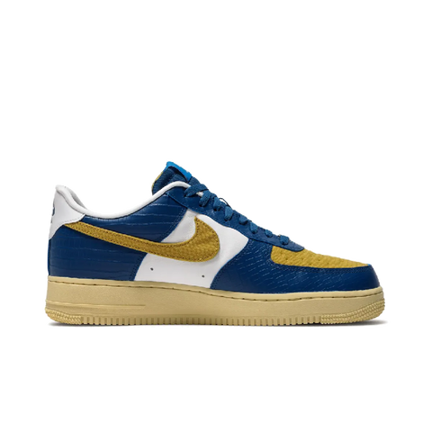 Nike Air Force 1 Low SP Undefeated 5 On It Blue Yellow Croc