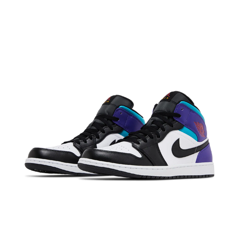 Jordan 1 Mid Court Purple Tropical Twist