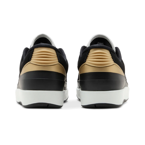 Jordan 2 Retro Low Black Metallic Gold (Women's)