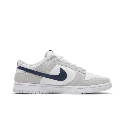 Nike Dunk Low White Grey Navy Aqua Mini Swoosh