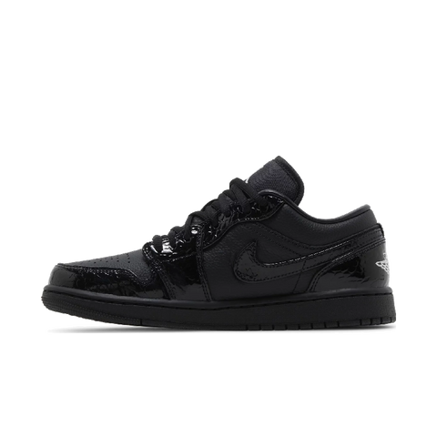 Jordan 1 Low SE Patent Elephant Black (Women's)