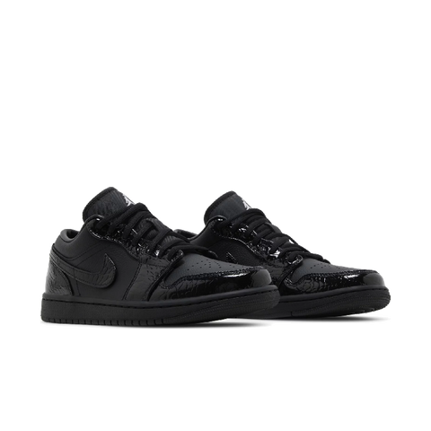 Jordan 1 Low SE Patent Elephant Black (Women's)