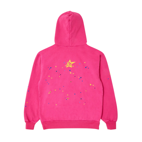 Sp5der P*nk V2 Hoodie Pink