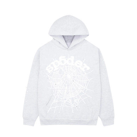 Sp5der OG Web Hoodie Heather Grey