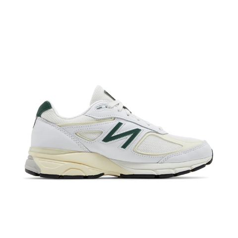 New Balance 990v4 MiUSA White Green