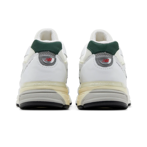 New Balance 990v4 MiUSA White Green